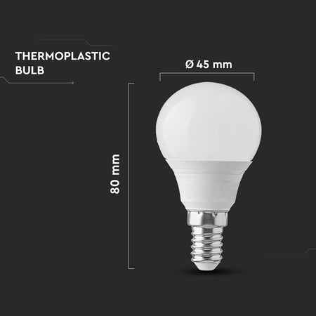 Bec Led P45 E14 4.5w 4000k Alb Neutru, Cip Samsung