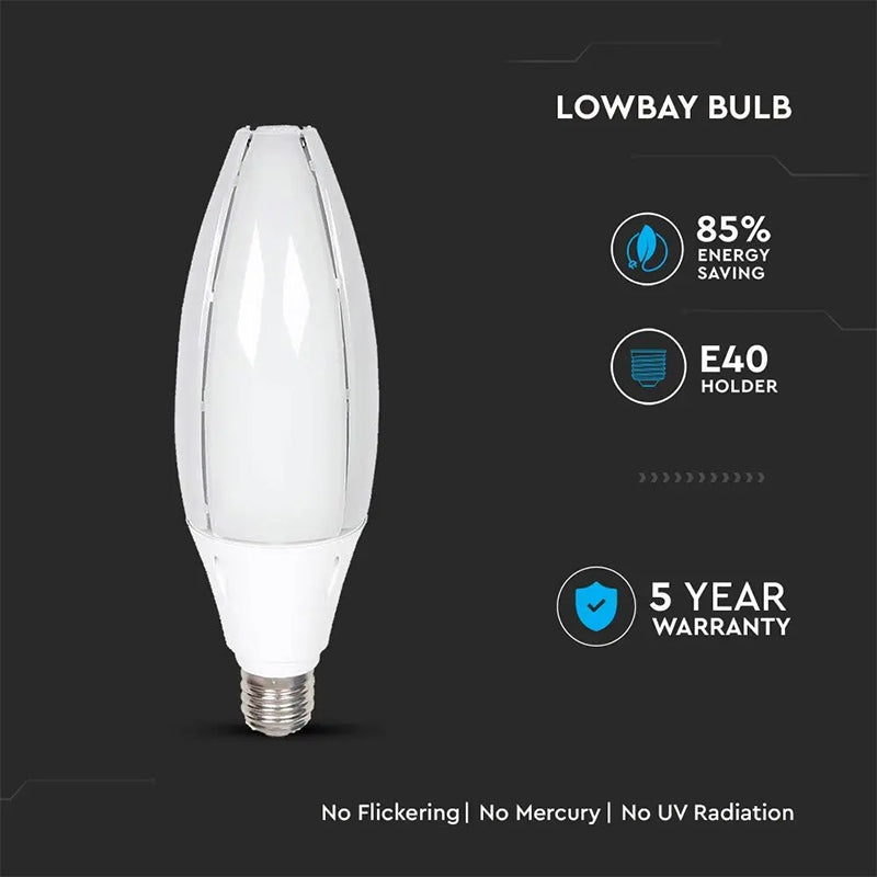 Bec LED E40 60W cu cip Samsung, bază E40, V-Tac