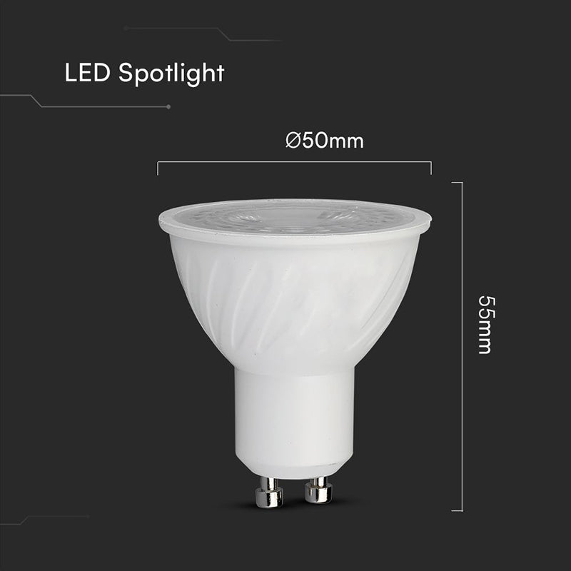 Bec spot LED GU10 6W dimabil cu cip Cree V-Tac