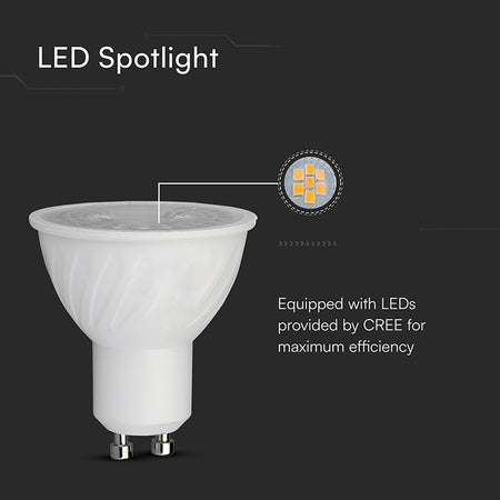 Bec spot LED GU10 6W dimabil cu cip Cree V-Tac