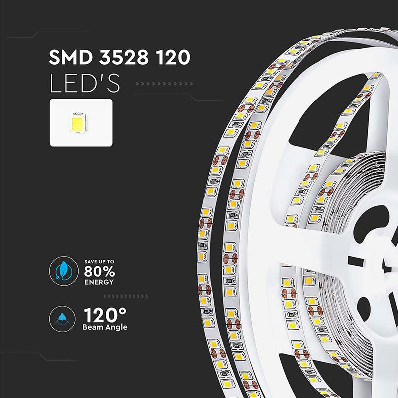 Banda Led Smd3528 120led/m 6500k Ip20 5m
