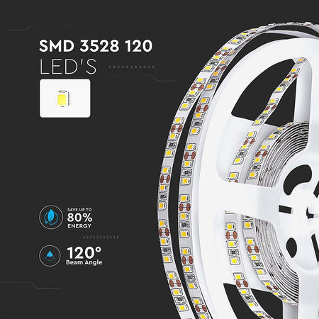 Banda Led Smd3528 120led/m 6500k Ip20 5m