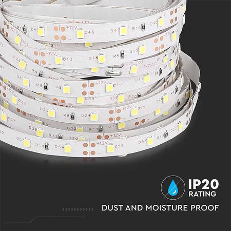 Banda Led Smd3528 60led/m 6000k Ip20 5m SKU-212005