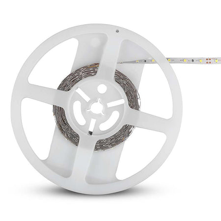 Bandă LED SMD3528 verde cu 60 LED/m, IP20 pe rolă de 5 m la 12 V V-Tac SKU-212011