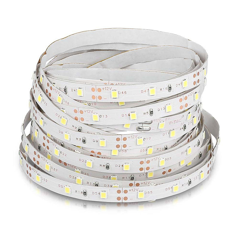 Bandă LED SMD3528 verde cu 60 LED/m, IP20 pe rolă de 5 m la 12 V V-Tac SKU-212011