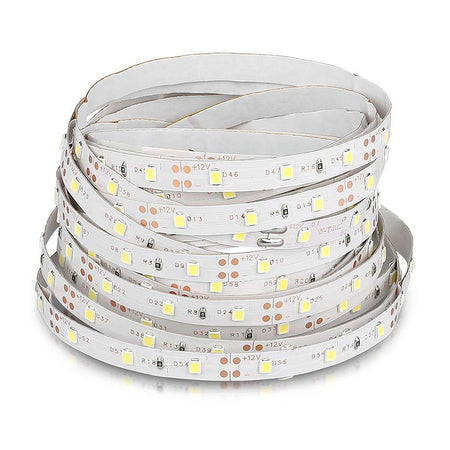 Bandă LED SMD3528 verde cu 60 LED/m, IP20 pe rolă de 5 m la 12 V V-Tac SKU-212011
