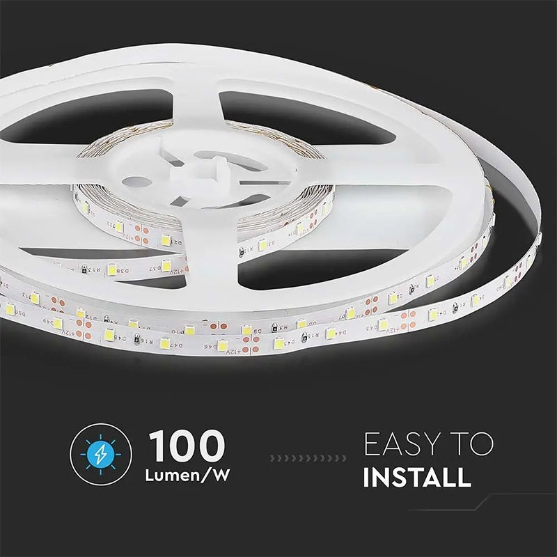Banda Led Smd3528 60led/m Albastru Ip20 5m