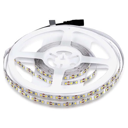 Bandă LED SMD3528 cu 120 LED/m alb cald 3000K rolă de 5 m V-Tac SKU-212025