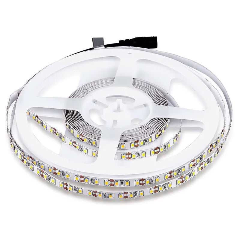 Bandă LED SMD3528 cu 120 LED/m alb cald 3000K rolă de 5 m V-Tac SKU-212025