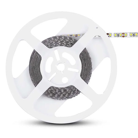 Bandă LED SMD3528 cu 120 LED/m alb cald 3000K rolă de 5 m V-Tac SKU-212025