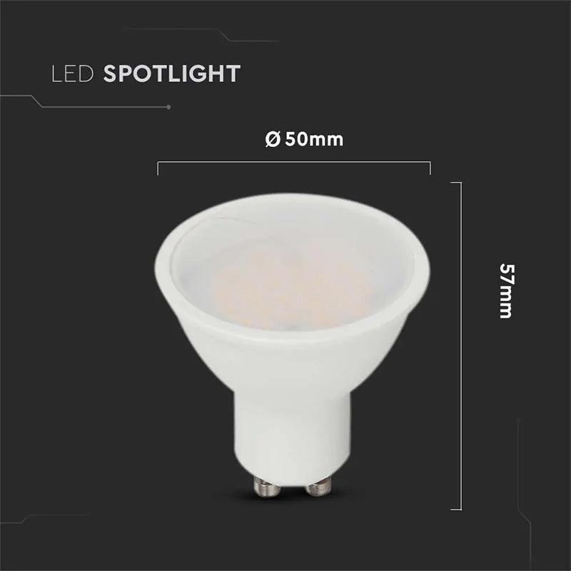 Bec Spot Led Gu10 4.5w 4000k Alb Neutru, Cip Samsung