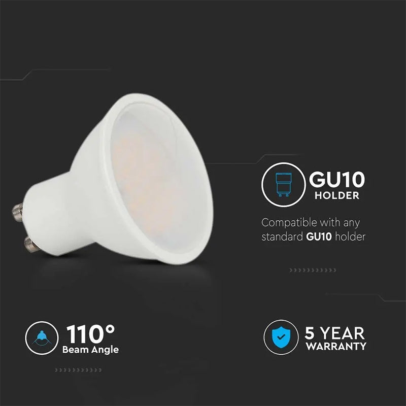 Bec Spot Led Gu10 4.5w 4000k Alb Neutru, Cip Samsung