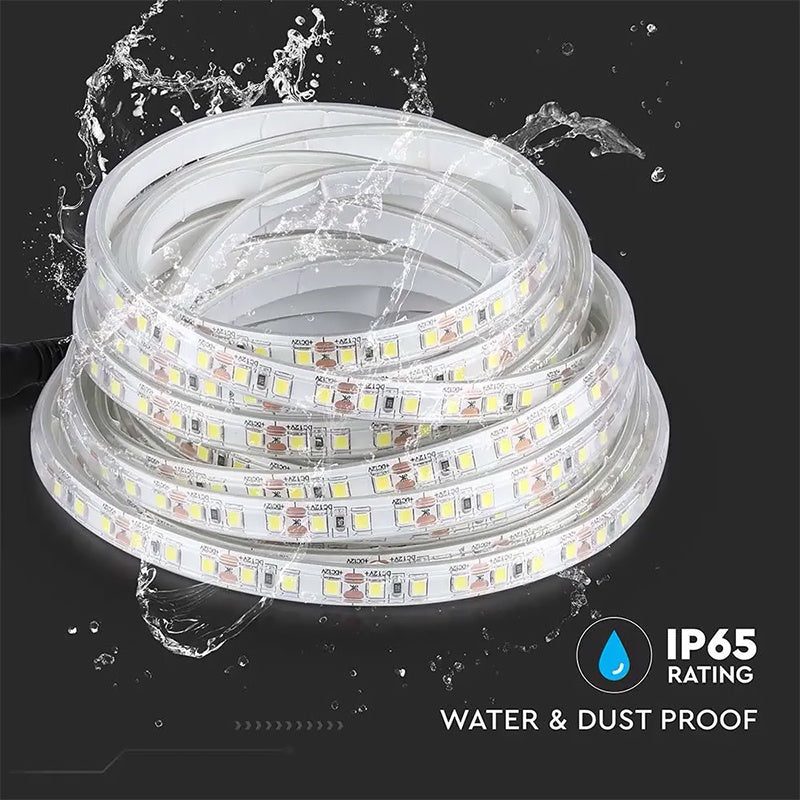 Banda Led Smd3528 120led/m 3000k Ip65 5m, Lumina Calda