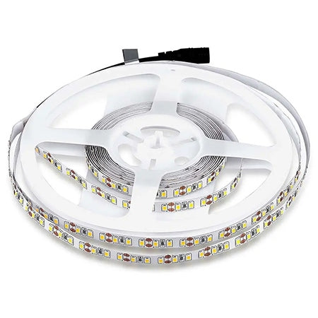 Bandă LED SMD3528 cu 120 LED/m și lumină alb neutru 4000 K pe rolă de 5 m V-Tac SKU-212042