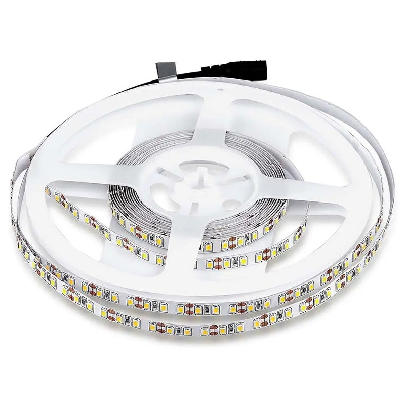 Bandă LED SMD3528 cu 120 LED/m și lumină alb neutru 4000 K pe rolă de 5 m V-Tac SKU-212042