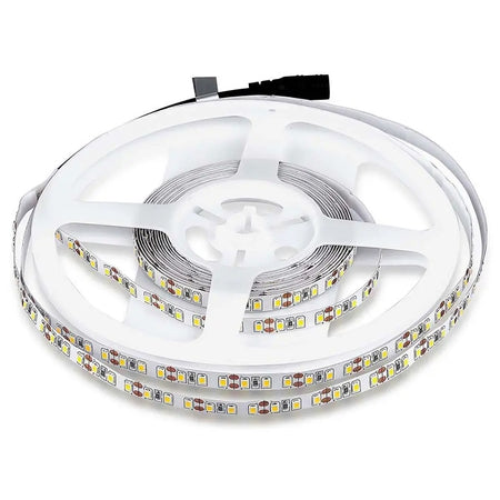Bandă LED SMD3528 cu 120 LED/m și lumină alb neutru 4000 K pe rolă de 5 m V-Tac SKU-212042