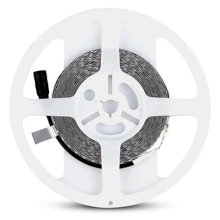 Bandă LED SMD3528 cu 120 LED/m și lumină alb neutru 4000 K pe rolă de 5 m V-Tac SKU-212042