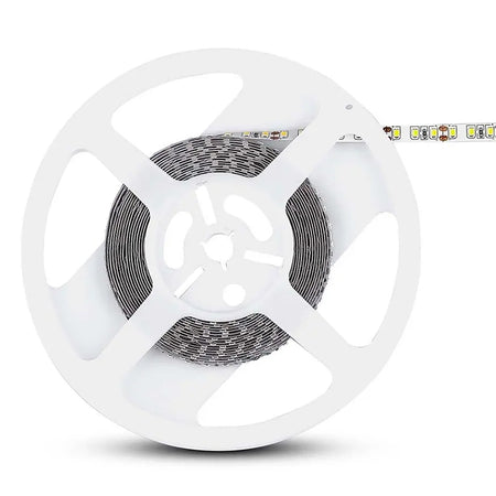 Bandă LED SMD3528 cu 120 LED/m și lumină alb neutru 4000 K pe rolă de 5 m V-Tac SKU-212042