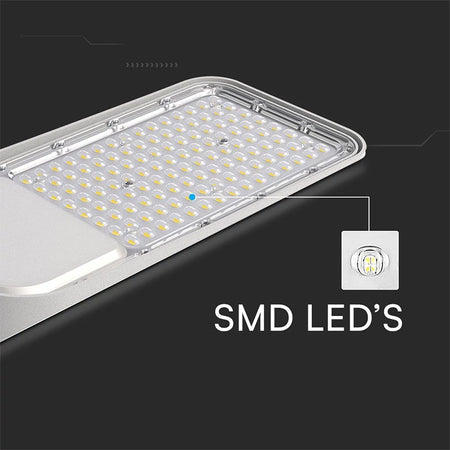 Corp iluminat stradal slim LED 100W cu senzor 4000K, cip Samsung, V-Tac SKU-2120434