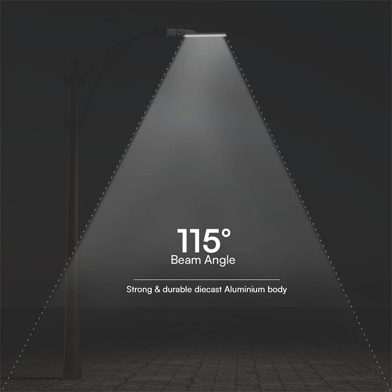 Corp iluminat stradal slim LED 100W cu senzor 4000K, cip Samsung, V-Tac SKU-2120434