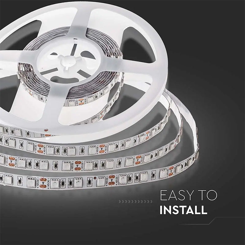Bandă LED SMD5050 60LED/m, 3000K, IP20, 5m, V-Tac SKU-212122