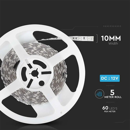 Bandă LED SMD5050 60LED/m, 3000K, IP20, 5m, V-Tac SKU-212122