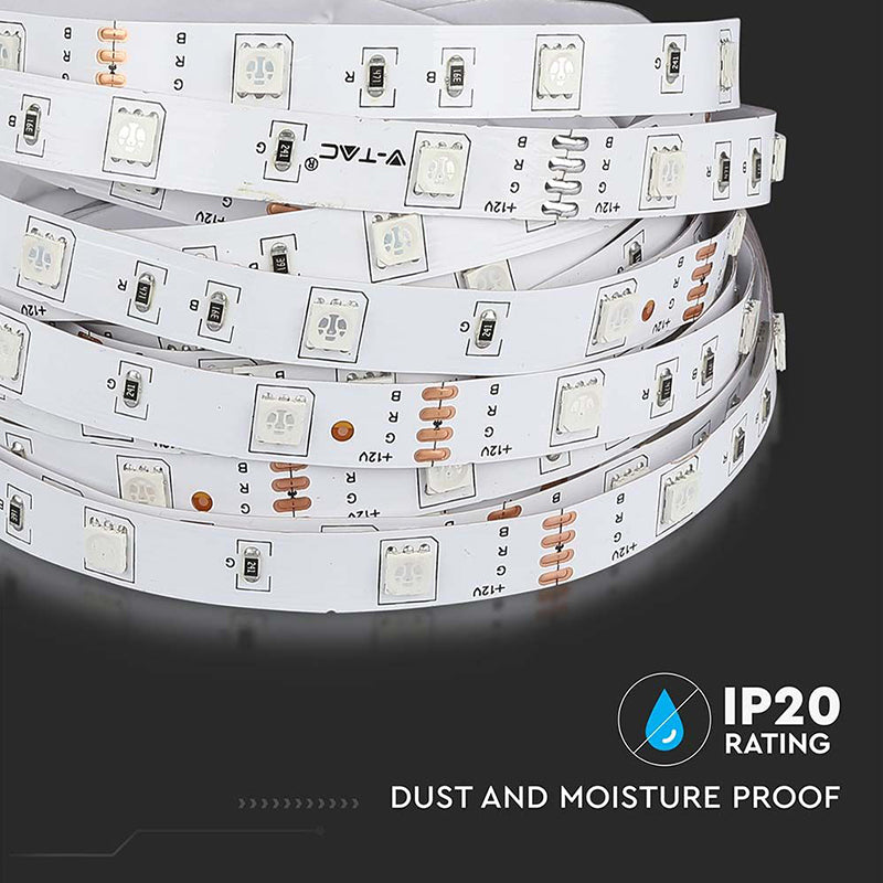 Banda Led Smd5050 30led/m Rgb Ip20 5m