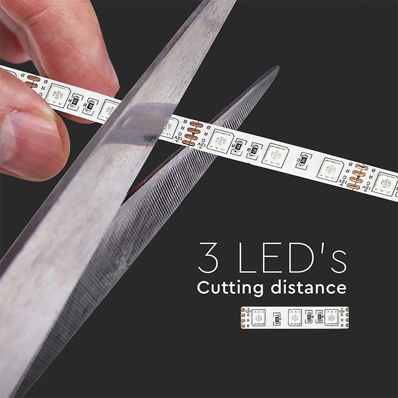 Banda Led Smd5050 60led/m Rosu Ip20 5m SKU-212128