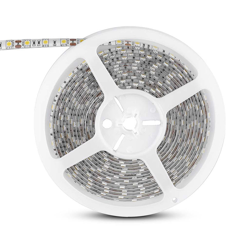 Bandă LED SMD5050 60 LED/m, 3000K, IP65, 5m - V-Tac SKU-212149