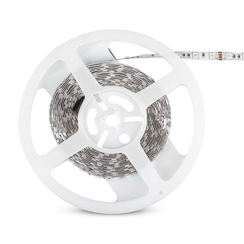 Bandă LED SMD5050 60 LED/m galben IP20 5m V-Tac SKU-212156