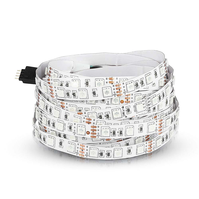 Bandă LED SMD5050 60 LED/m galben IP20 5m V-Tac SKU-212156