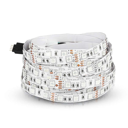 Bandă LED SMD5050 60 LED/m galben IP20 5m V-Tac SKU-212156
