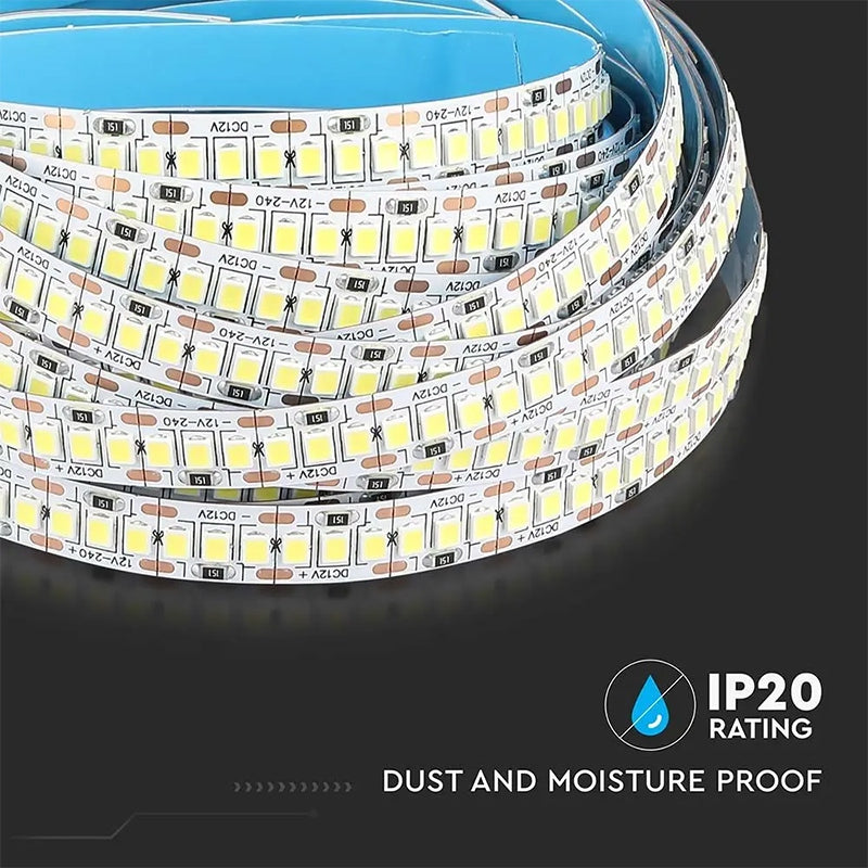Bandă LED SMD2835 240LED/m IP20 5m V-Tac