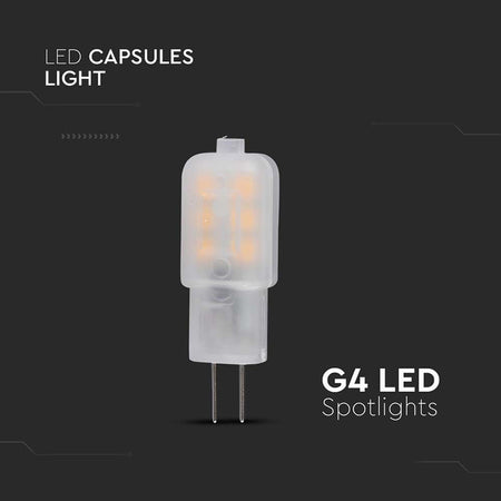 Bec LED G4 1.1W 12V 6400K alb rece cip Samsung V-Tac SKU-21242