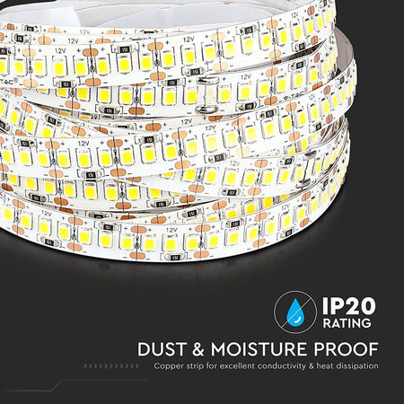 Bandă LED SMD2835 204LED/m IP20 5m V-Tac