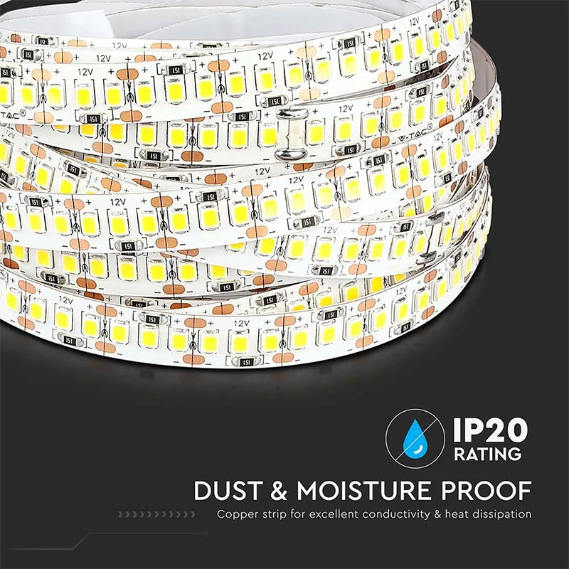 Bandă LED SMD2835 204LED/m IP20 5m V-Tac