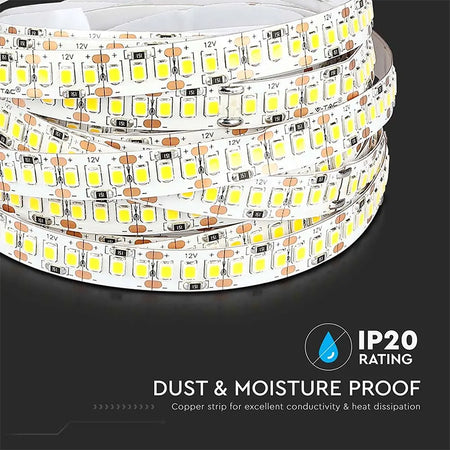 Bandă LED SMD2835 204LED/m IP20 5m V-Tac