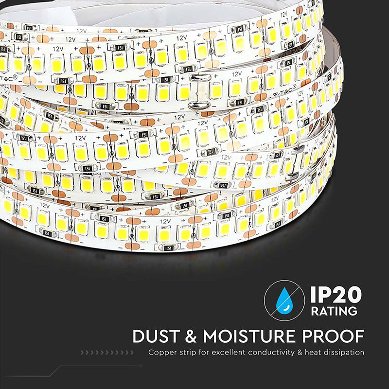 Bandă LED SMD2835 204LED/m IP20 5m V-Tac
