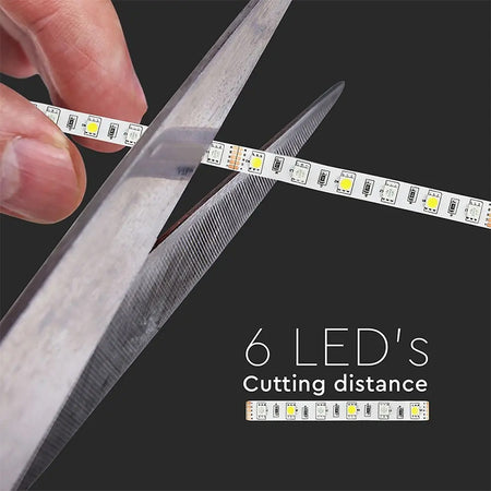 Banda Led Smd5050 60led/m Rgb + Alb Neutru Ip20 5m