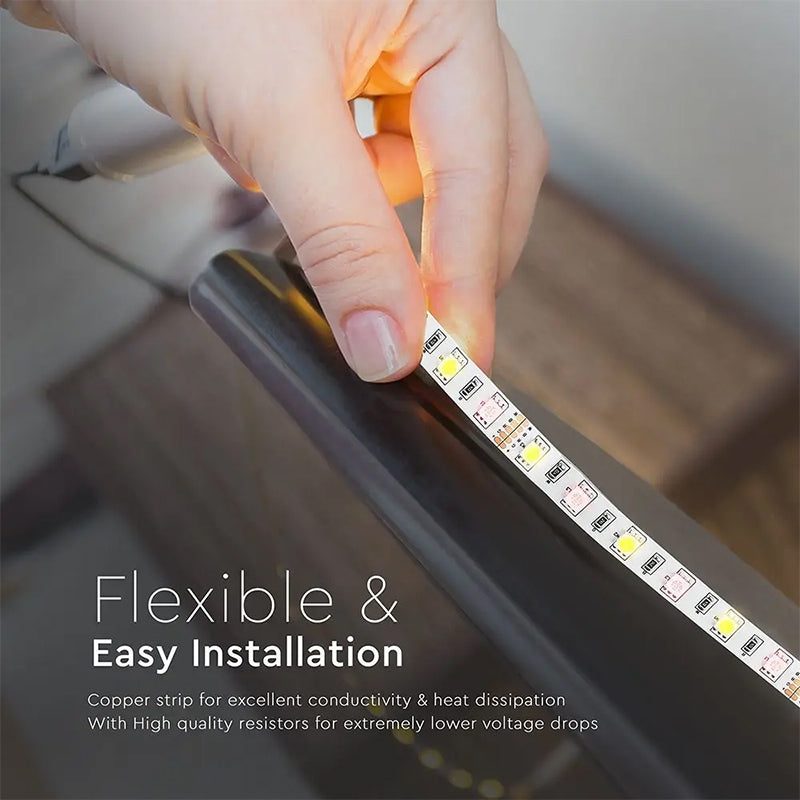 Banda Led Smd5050 60led/m Rgb + Alb Neutru Ip20 5m