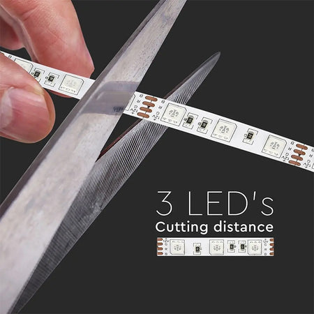 Kit Banda Led Smd5050 Rgb 60led/m Ip20 5m SKU-212558
