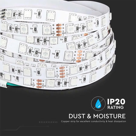 Banda Led Smd5050 Rgb 60led/m Ip20 5m