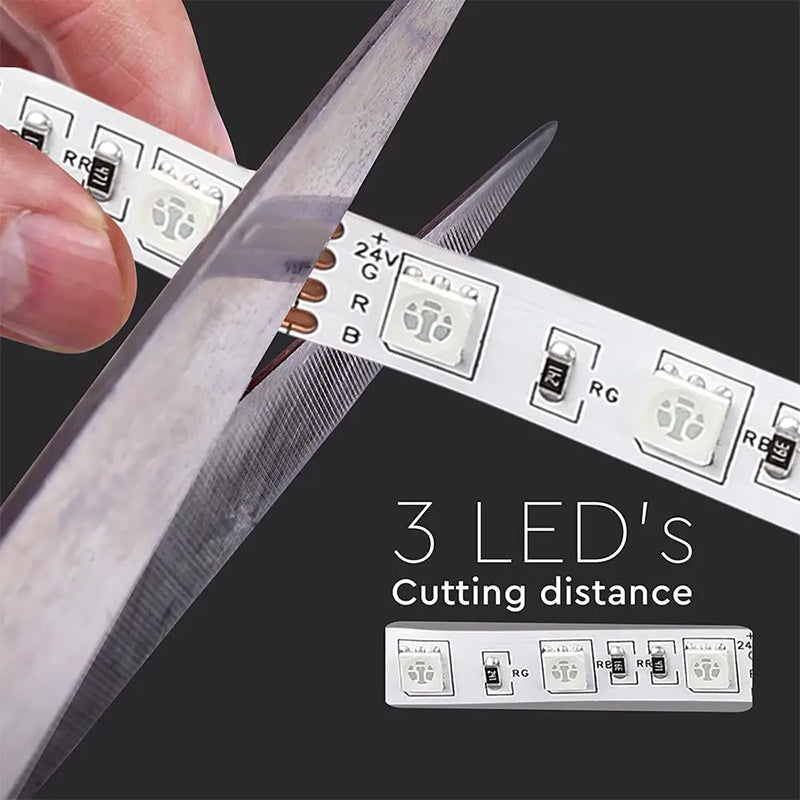 Banda Led Smd5050 Rgb 60led/m Ip20 5m
