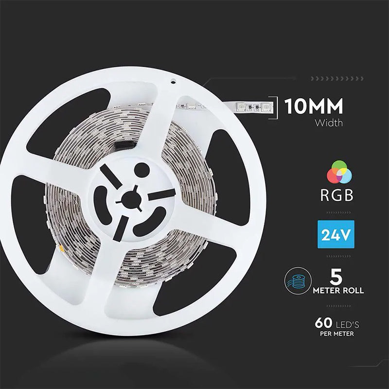 Banda Led Smd5050 Rgb 60led/m Ip20 5m