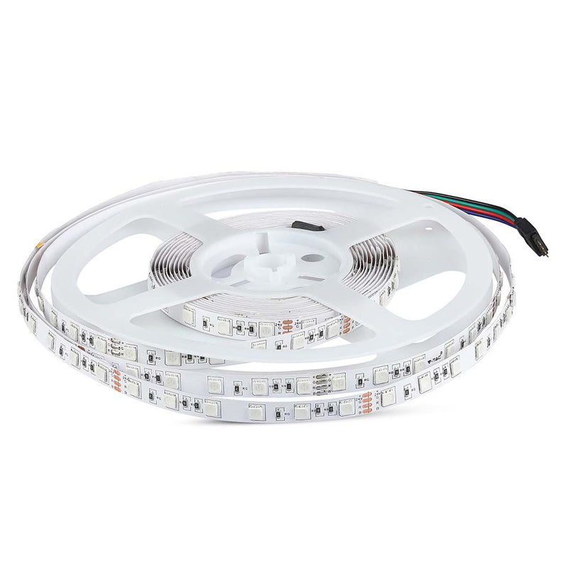 Bandă LED RGB 24V SMD5050, 60 LED/m, IP20, 10 m V-Tac SKU-212592