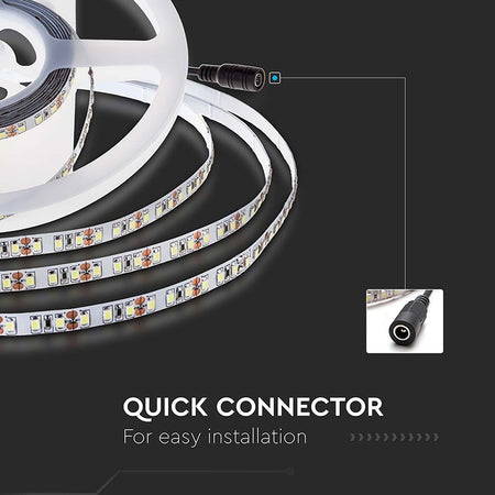 Bandă LED SMD2835 24V 168 LED/m IP20 5m V-Tac