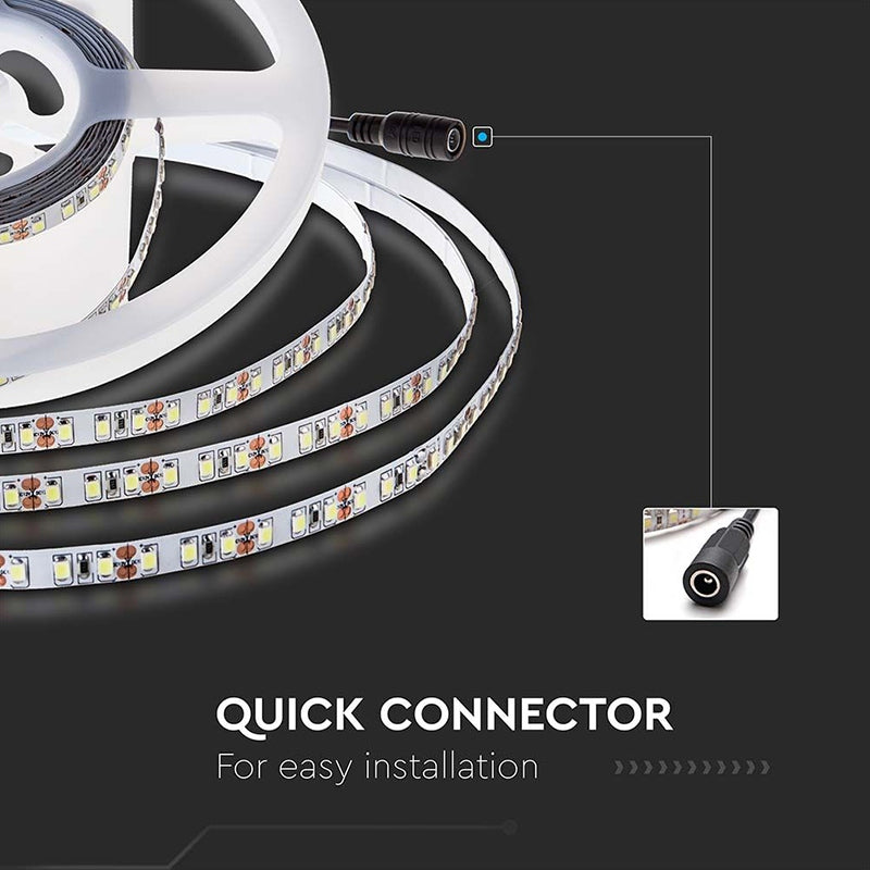Bandă LED SMD2835 24V 168 LED/m IP20 5m V-Tac