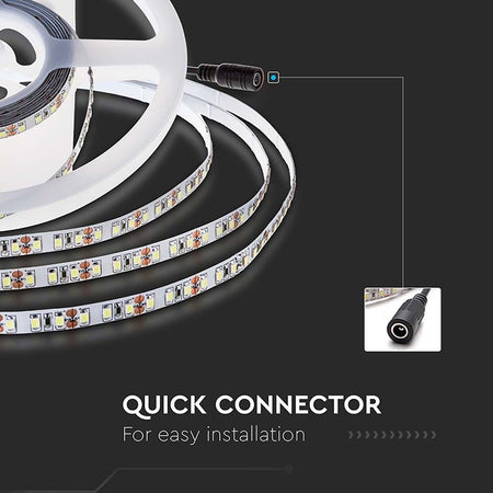Bandă LED SMD2835 24V 168 LED/m IP20 5m V-Tac