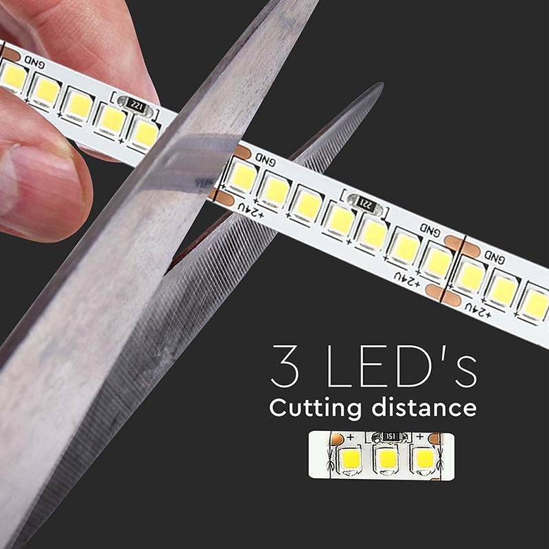 Bandă LED SMD2835 24V 168 LED/m IP20 5m V-Tac