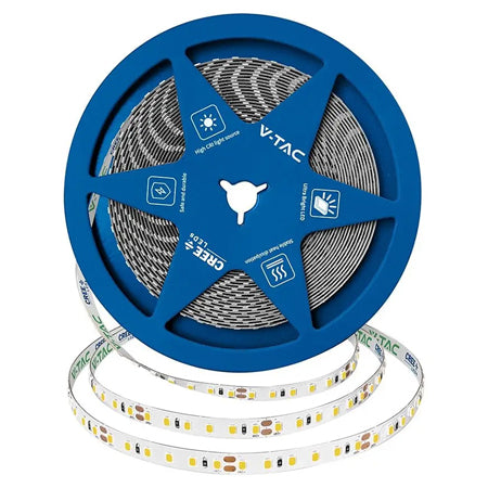Bandă LED 10 W/m 24 V pe rolă de 10 m alb neutru 4000K V-Tac SKU-2126236